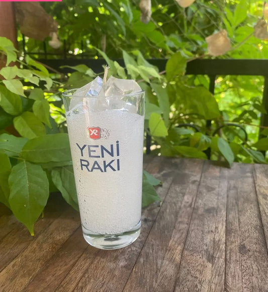 Orjinal Rakı Mum (YENİ RAKI) bardağında jel parafin ile yapılmıştır.