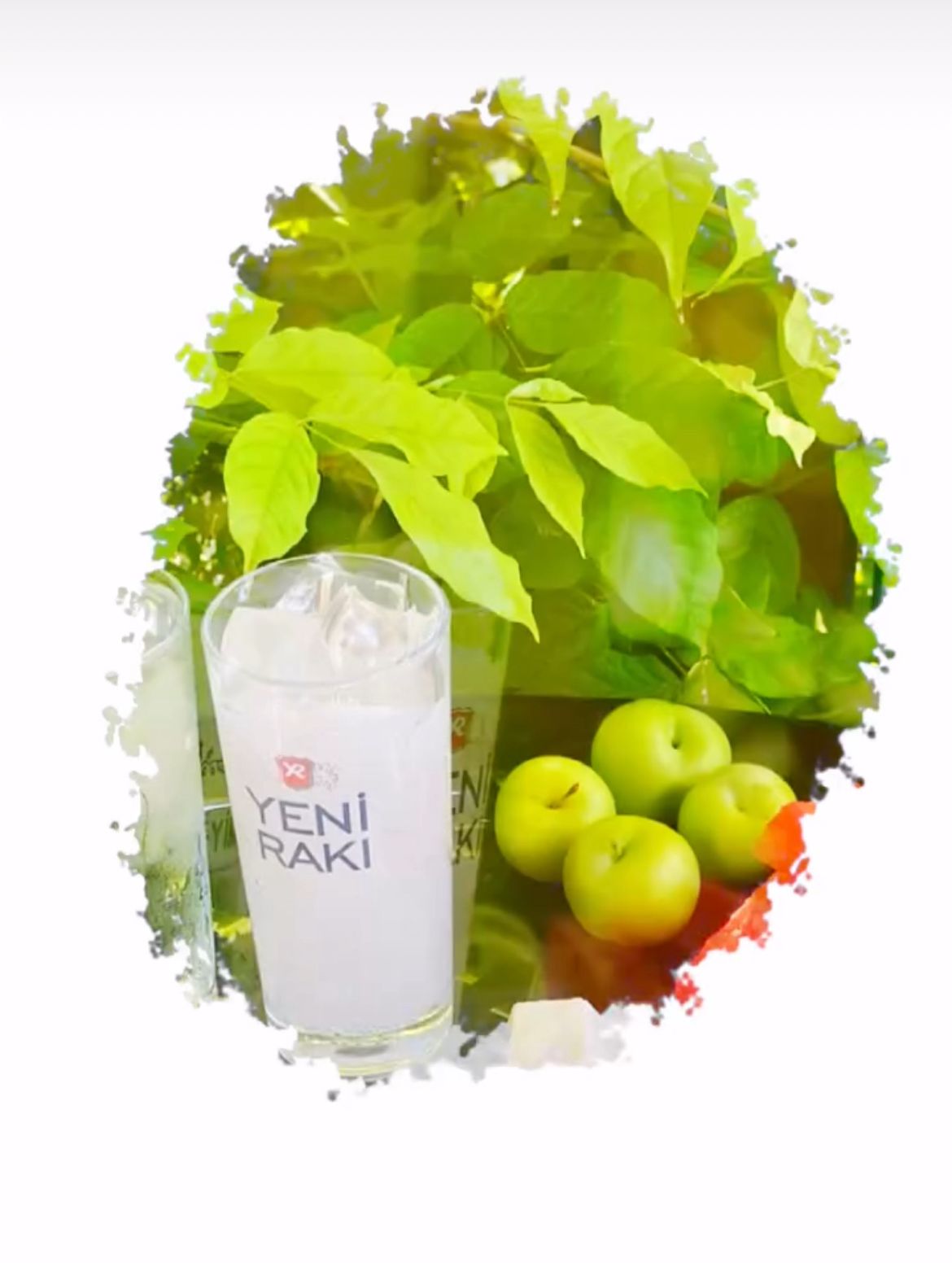 Orjinal Rakı Mum (YENİ RAKI) bardağında  jel parafin ile yapılmıştır.